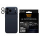 Zaščita objektiva Hoops Ceramic II za iPhone 17 Pro Max/17 Pro/16 Pro Max/16 Pro, črna, PanzerGlass