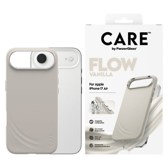 Ovitek FLOW z MagSafe za iPhone Air, Vanilla, CARE