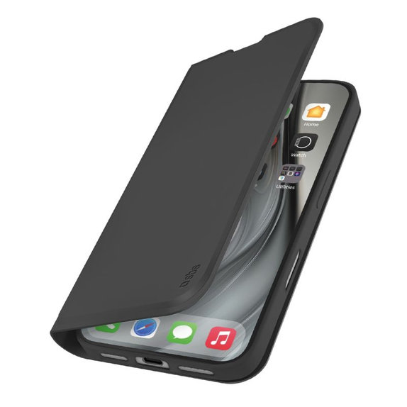 SBS - Etui Book Wallet Smooth za iPhone 17 Pro Max, črna