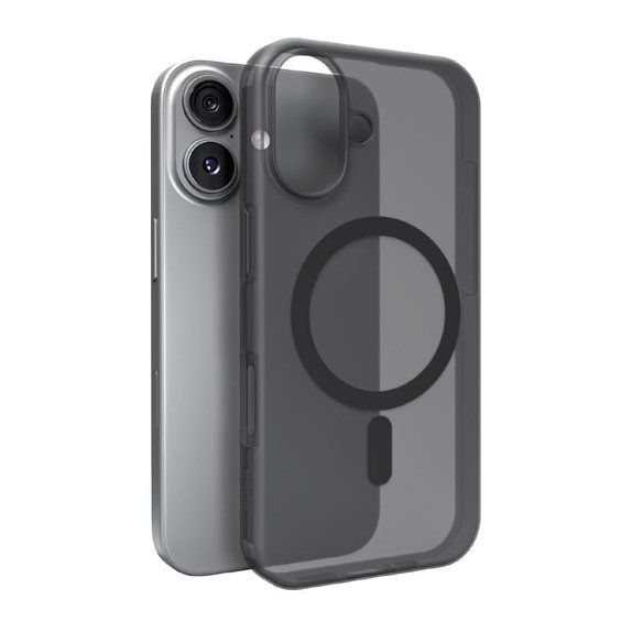 PURO - Etui DAYLIGHT z MagSafe za iPhone 17, črna
