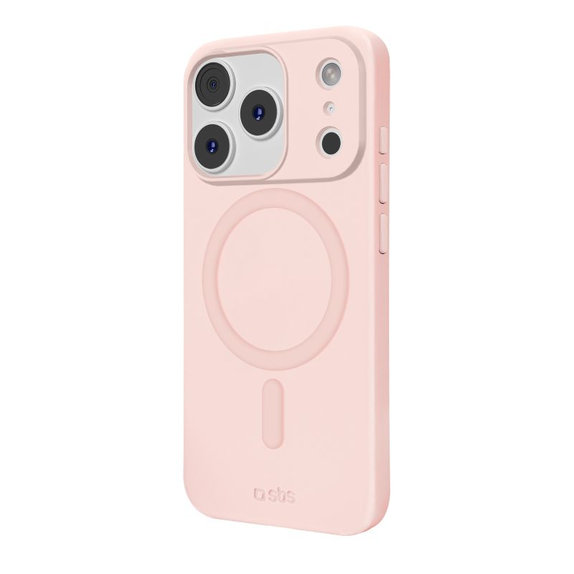 SBS - Etui Instinct Mag kompatibilno z MagSafe za iPhone 17 Pro Max, rožnata
