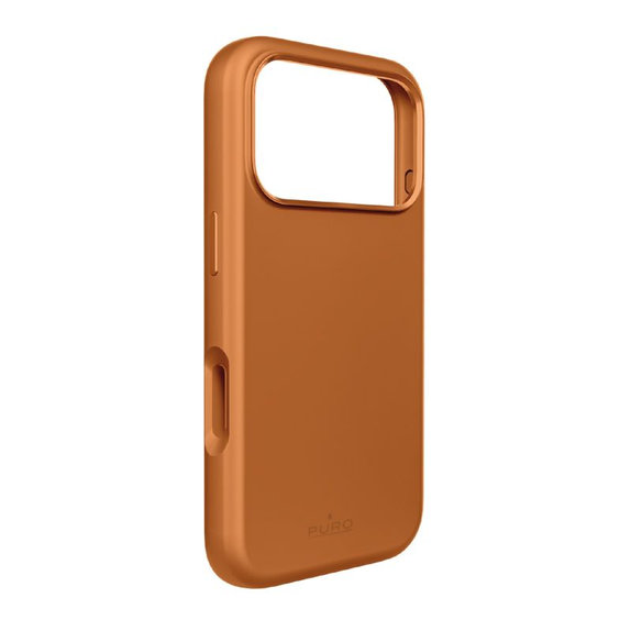 PURO - Etui ICON MAG PRO z MagSafe za iPhone 17 Pro Max, oranžna