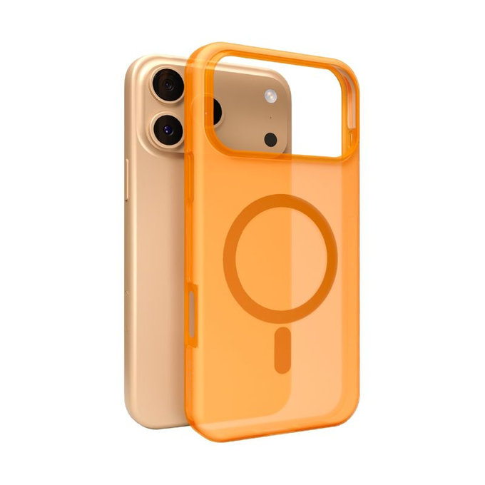 PURO - Etui DAYLIGHT z MagSafe za iPhone 17 Pro, oranžna