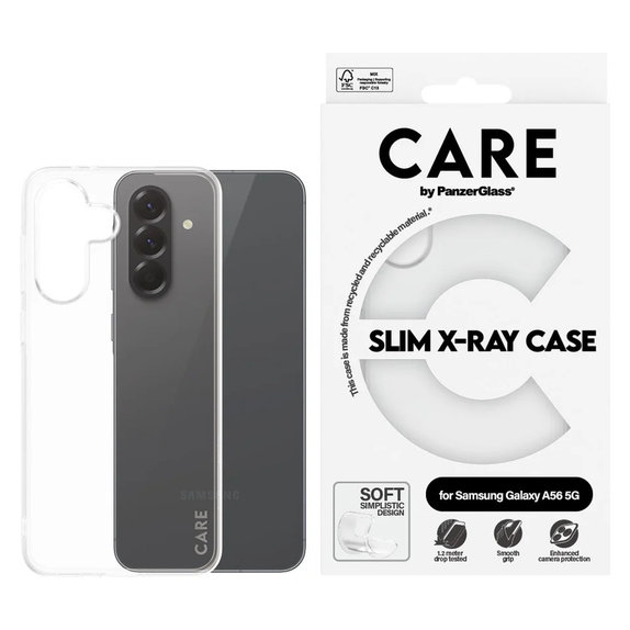 Ovitek X-Ray za Samsung Galaxy A56 5G, Prozorna, PanzerGlass