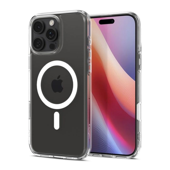 Spigen - Ovitek Ultra Hybrid "T" z MagSafe za iPhone 16 Pro, bela