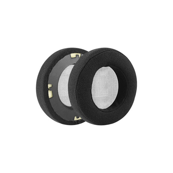 Nadomestne blazinice za ušesa za AKG K701, K702, Q701, Q702, K601, K612, K712, Pena + velur, Črne, 1 Par