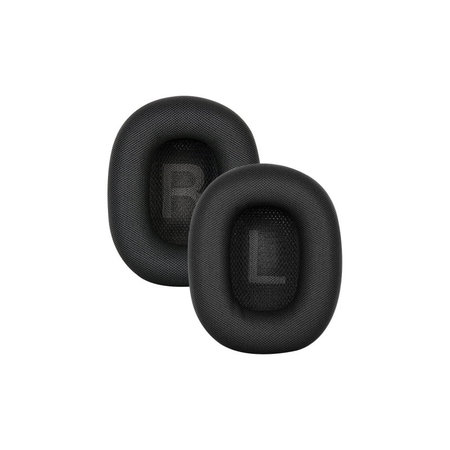 Nadomestne blazinice za ušesa za Apple AirPods Max, Tekstilni, Črne, Hlajeni gel, 1 Par