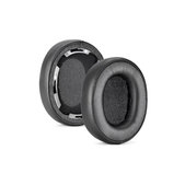 Nadomestne blazinice za ušesa za Audio-Technica ATH-SR50, SR50BT, Spominska pena + PU usnje, Črne, 1 Par