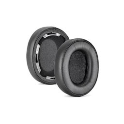 Nadomestne blazinice za ušesa za Audio-Technica ATH-SR50, SR50BT, Spominska pena + PU usnje, Črne, 1 Par