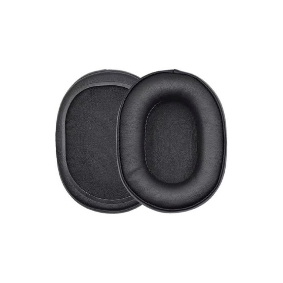 Nadomestne blazinice za ušesa za Audio-Technica ATH-MSR7, ATH-M50x, Spominska pena + Usnje, Črne, 1 Par