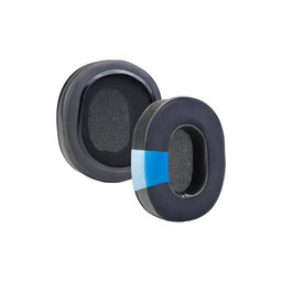 Nadomestne blazinice za ušesa za Audio-Technica ATH-M50, Pena + Usnje, Črne, Hlajeni gel, 1 Par