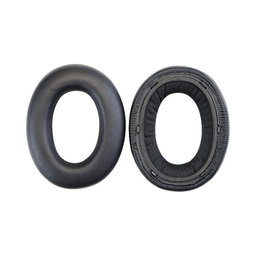 Nadomestne blazinice za ušesa za Bowers & Wilkins PX7, Spominska pena + PU usnje, Črne, 1 Par