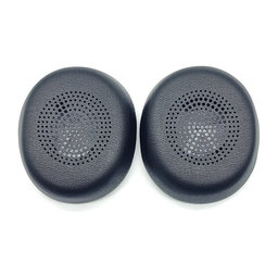 Nadomestne blazinice za ušesa za Jabra Evolve2 30, Spominska pena + PU usnje, Črne, 1 Par