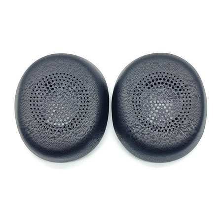 Nadomestne blazinice za ušesa za Jabra Evolve2 30, Spominska pena + PU usnje, Črne, 1 Par