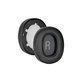 Nadomestne blazinice za ušesa za JBL Tune 700BT, T750BT, Spominska pena + PU usnje, Črne, 1 Par