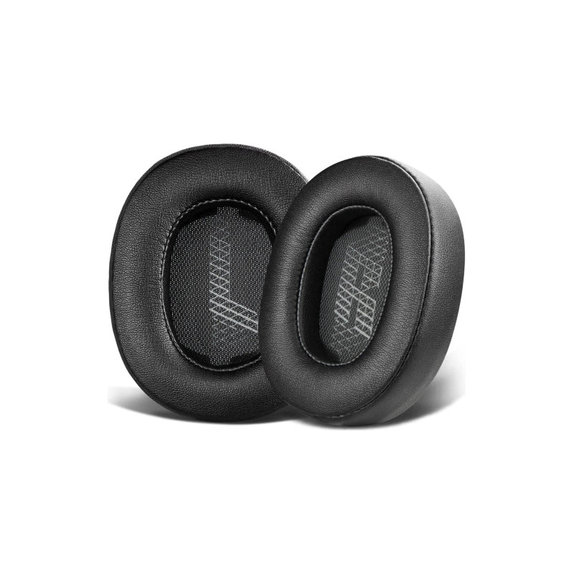 Nadomestne blazinice za ušesa za JBL Live 500BT, 500BTNC, Spominska pena + PU usnje, Črne, 1 Par