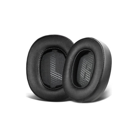 Nadomestne blazinice za ušesa za JBL Live 500BT, 500BTNC, Spominska pena + PU usnje, Črne, 1 Par