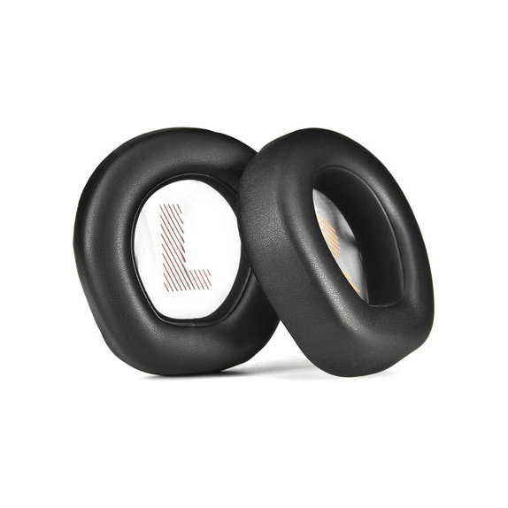 Nadomestne blazinice za ušesa za JBL Quantum Q200, Q300, Spominska pena + PU usnje, Črne, 1 Par