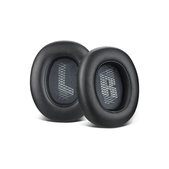 Nadomestne blazinice za ušesa za JBL Live 650BTNC, E65, Spominska pena + PU usnje, Črne, 1 Par