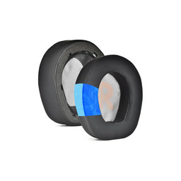 Nadomestne blazinice za ušesa za JBL Quantum Q800, Spominska pena, Črne, Hlajeni gel, 1 Par