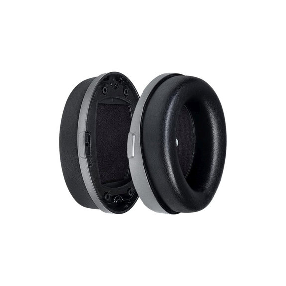 Nadomestne blazinice za ušesa za Kingston HyperX Cloud Orbit S, Spominska pena + PU usnje, Črne, 1 Par