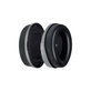 Nadomestne blazinice za ušesa za Kingston HyperX Cloud Orbit S, Spominska pena + PU usnje, Črne, 1 Par