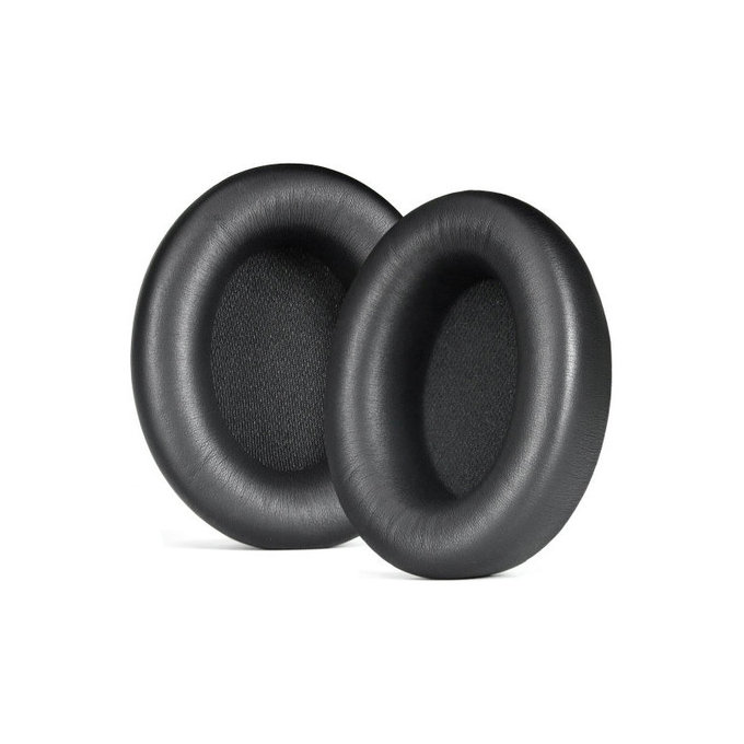 Nadomestne blazinice za ušesa za Beats Studio Pro, Spominska pena + PU usnje, Črne, 1 Par