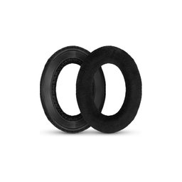Nadomestne blazinice za ušesa za Sennheiser HD545, HD600, HD650, Spominska pena + Tekstil, Črne, 1 Par
