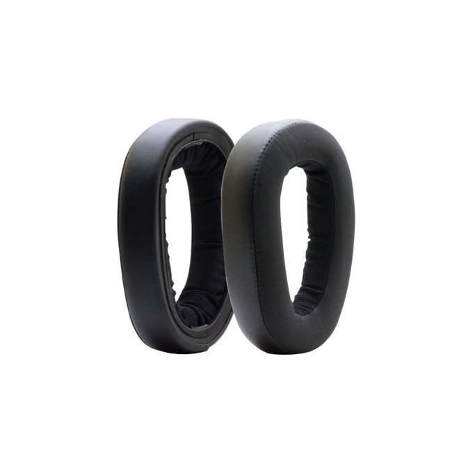 Nadomestne blazinice za ušesa za Sennheiser GSP500, GSP600, Spominska pena + PU usnje, Črne, 1 Par