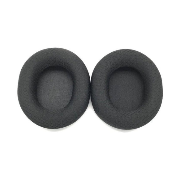 Nadomestne blazinice za ušesa za Steelseries Arctics 1, 3, 5, 7, 9 Pro, Spominska pena + Tekstil, Črne, 1 Par