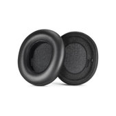 Nadomestne blazinice za ušesa za Steelseries Nova Pro, Spominska pena + PU usnje, Črne, 1 Par