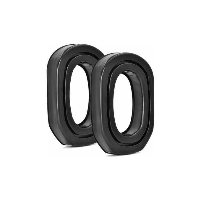 Nadomestne blazinice za ušesa za Walker’s Razor (XCEL/Digital/BT/XTRM), Spominska pena + Usnje, Črne, Hlajeni gel, 1 Par