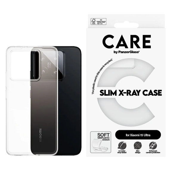 Ovitek X-Ray za Xiaomi 15 Ultra, Prozorna, PanzerGlass