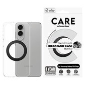 Ovitek Kickstand za Samsung Galaxy S25 Edge, Črna, PanzerGlass