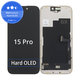 Zaslon Hard OLED za iPhone 15 Pro, Steklo na dotik z okvirjem, FixPremium