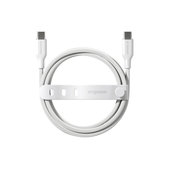Kabel USB-C, 60 W, Racing, 2 m, Srebrno-bela, empower
