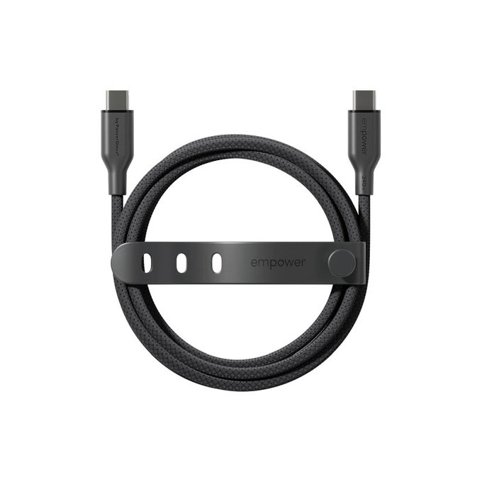Kabel USB-C, 240 W, Racing, 2 m, Space Black, empower