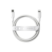 Kabel USB-C/Lightning, 60 W, Racing, 1, 2 m, Srebrno-bela, empower