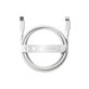 Kabel USB-C/Lightning, 60 W, Racing, 1, 2 m, Srebrno-bela, empower