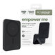 Brezžična PowerBank 5000 mAh z vrtljivim stojalom, 20 W, združljiva z MagSafe, Qi2/USB-C, Space Black, empower