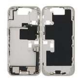 Apple iPhone 16 Pro - Srednji Okvir + Gumbi za Vklop, Glasnost in Kamero (White Titanium)