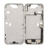 Apple iPhone 16 Pro Max - Srednji Okvir + Gumbi za Vklop, Glasnost in Kamero (White Titanium)