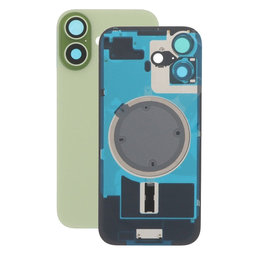 Apple iPhone 17 - Steklo zadnjega ohišja + Leča kamere + Kovinska plošča + Magsafe magnet (Sage)