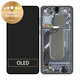 Samsung Galaxy S25 Edge - LCD zaslon + steklo na dotik + okvir (Titanium Jetblack) - GH82-37224C Genuine Service Pack
