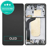 Samsung Galaxy S25 Edge - LCD zaslon + steklo na dotik + okvir (Titanium Jetblack) OLED