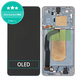 Samsung Galaxy S25 Edge - LCD zaslon + steklo na dotik + okvir (Titanium Silver) OLED
