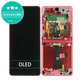 Samsung Galaxy Z Flip 7 F766B - LCD zaslon + steklo na dotik + okvir (Coralred) OLED