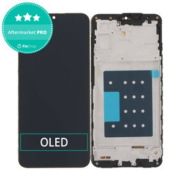 Samsung Galaxy A17 A176B - LCD zaslon + steklo na dotik + okvir (Black) OLED