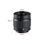 CTV Adapter 1X za Trinokularni Mikroskop, C-Mount