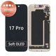 Zaslon za iPhone 17 Pro, Steklo na dotik z okvirjem, Refurbished